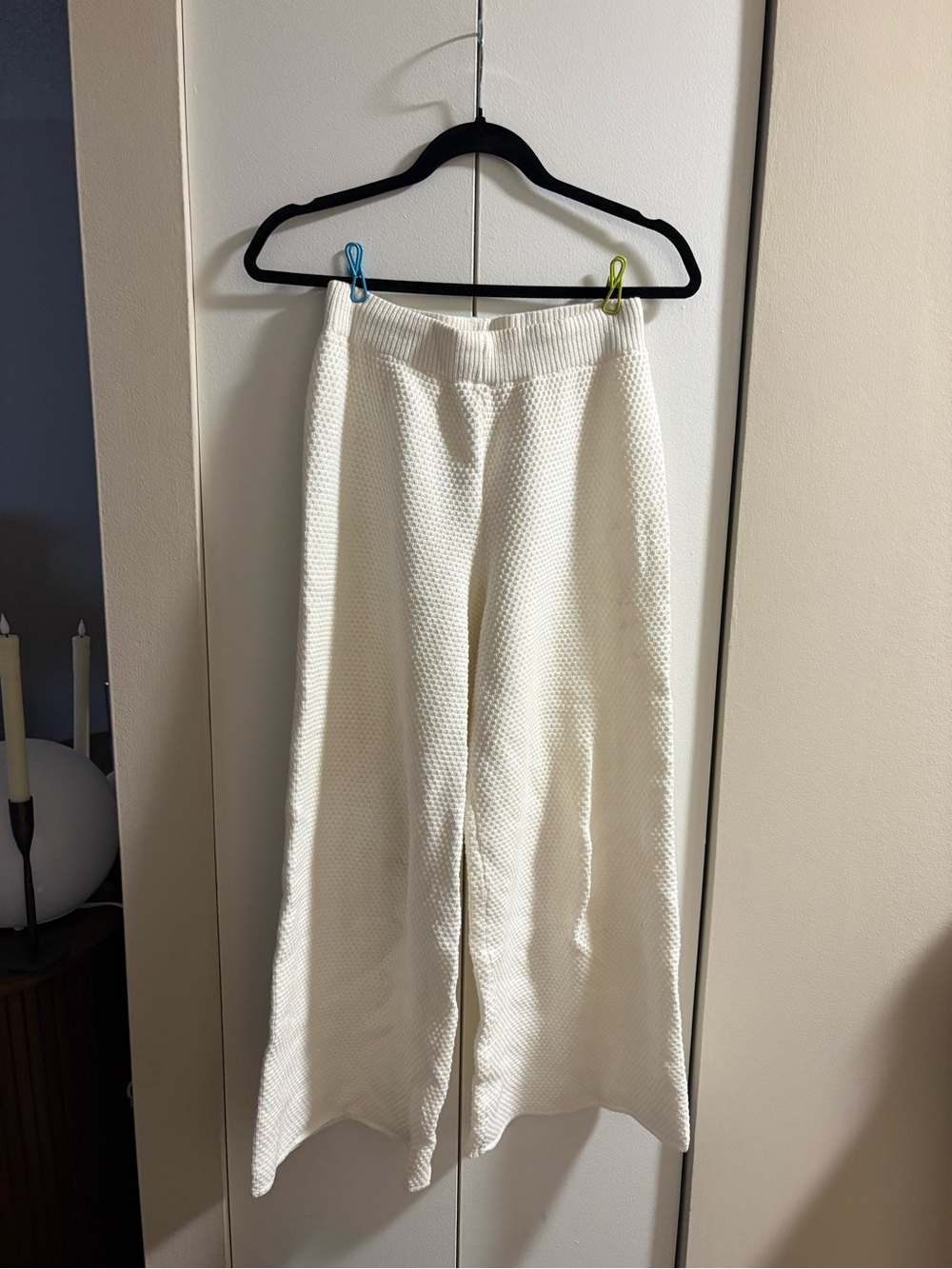 Sincerely Jules Cream Knit Sweater Pants